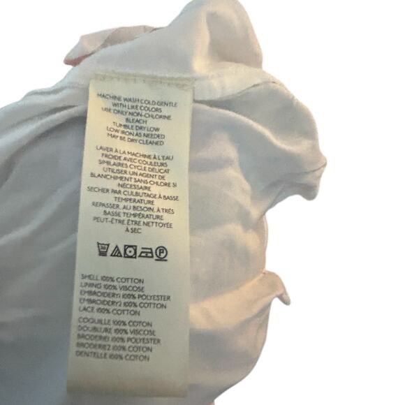 Free People Willow Maxi Dress Striped Embroidered Flowers Blue XS - Picture 10 of 10